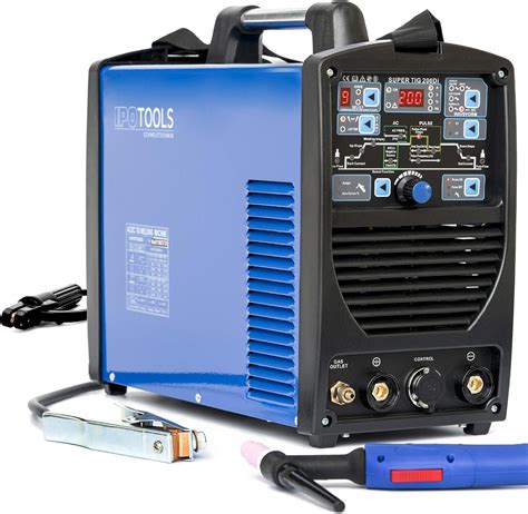 NTF TIG Welder AC DC Inverter SUPER TIG 200DI Pulse HF MMA IGBT TOP