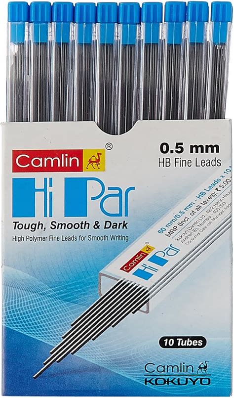 Camlin 150 Leads 0 7mm X 60mm 2H BLACK Mechanical Pencils Lead Refills