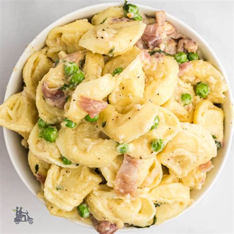 Parmesan Crusted Prosciutto Tortellini