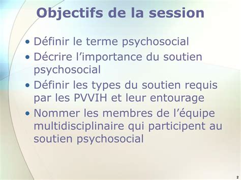 Ppt Prise En Charge Psychosociale Des Pvvih Powerpoint Presentation