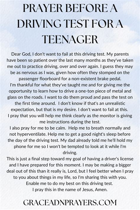 4 Effective Prayers For Passing A Driving Test Artofit