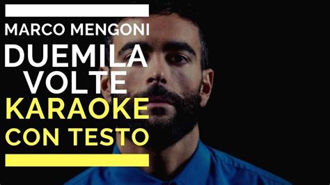 Duemila Volte By Marco Mengoni Instrumental Version Karaoke Con