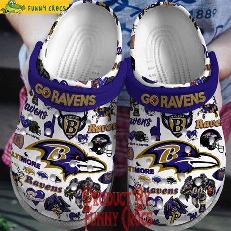 Go Ravens Baltimore Ravens Crocs Discover Comfort And Style Clog