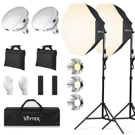 Octa Softbox Lighting Kit Skytex Upgrade Continuous Photography