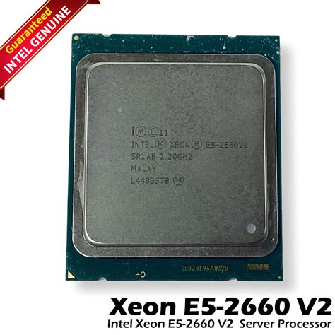 Intel Xeon E5 2660 V2 2 20GHz 10 Core 20T 25Mb Processor LGA2011 95W