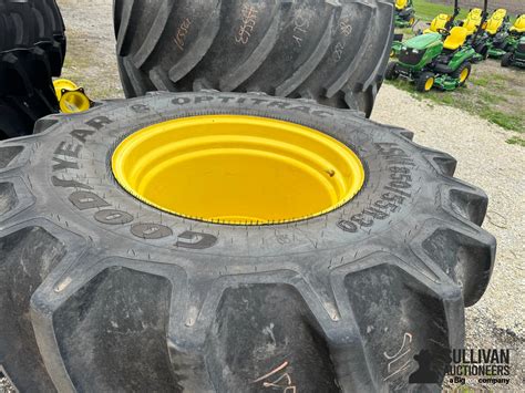 Goodyear Lsw85055r30 Front Tires And Rims Bid Per Unit Bigiron Auctions