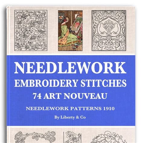 Art Nouveau Embroidery Etsy