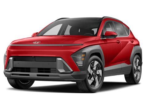 2024 Hyundai Kona Limited Red 4d Sport Utility A Hyundai Kona At