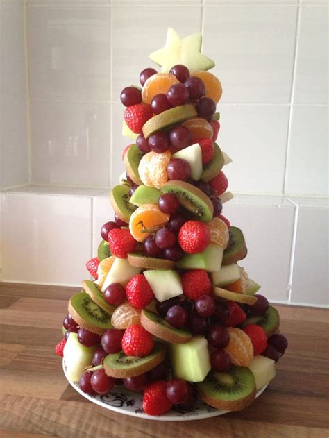 Pin Op Christmas Food Ideas Lekker Eten Eten En Drinken Fruitkerstboom