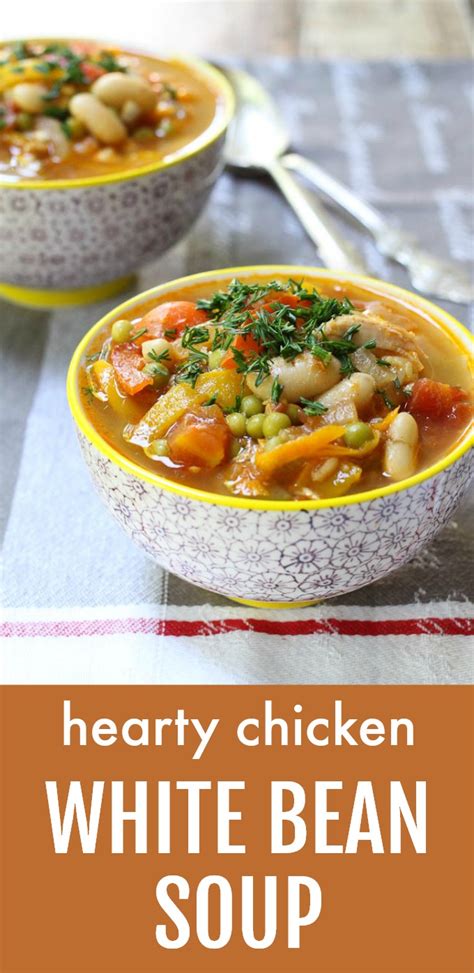 Hearty Chicken And White Bean Soup