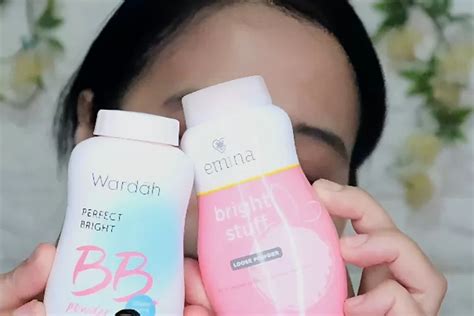 Battle Review Bedak Tabur Rp Ribuan Antara Emina Brightstuff Powder