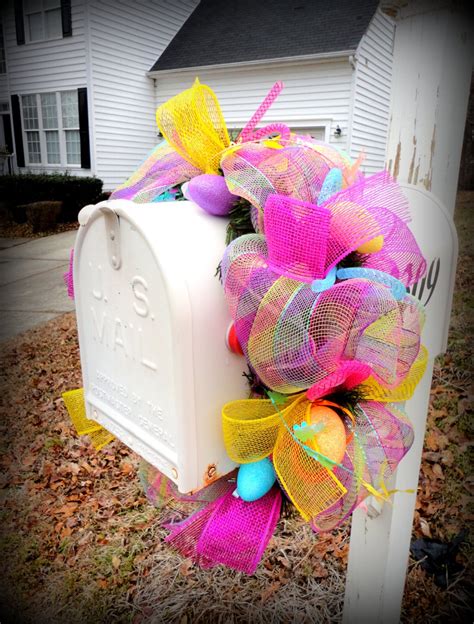 Easter Mailbox Garland Swag Spring Mailbox Garland