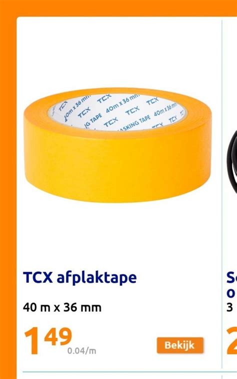 Tcx Afplaktape M X Mm Aanbieding Bij Action