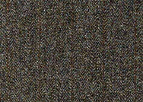 Harris Tweed Herringbone Forest Fabric | C001YM-EHFO - Wood Bros