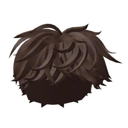 Brown Fluffy Messy Hair Roblox