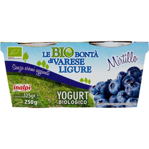 Yogurt Intero Al Mirtillo INALPI 2 X 125 G Coop Shop