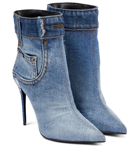 Blue Jean Ankle Boots