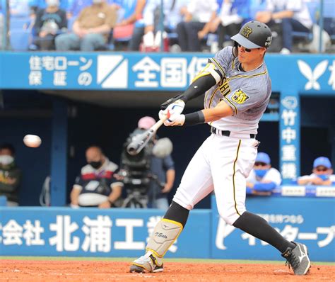 【阪神】ドラフト1位・佐藤輝明、中前適時打で先制 リーグトップの27打点 スポーツ報知