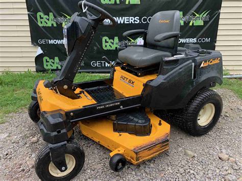 50IN CUB CADET RZT SX ZERO TURN MOWER W ONLY 122 HOURS 68 A MONTH