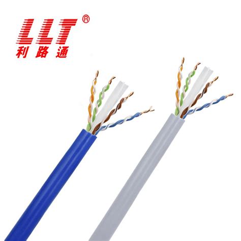 利路通 超六类非屏蔽网线 无氧铜poe线 Cat6e四对八芯双绞线