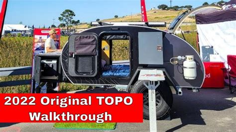 2022 Original Topo Off Road Teardrop Trailer Walkthrough Youtube