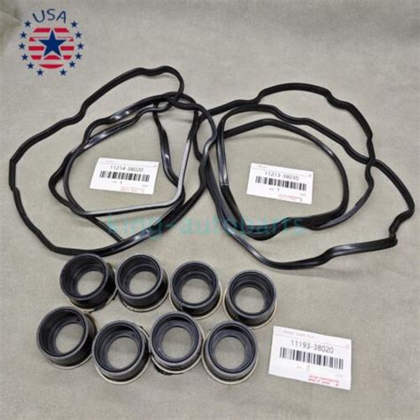 Oem Valve Cover Gaskets Spark Plug Seals Kit For Lexus Ls Ls H