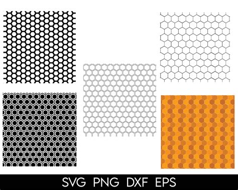 Honeycomb Pattern Svg Honeycomb SVG Honey SVG Beekeeping - Etsy