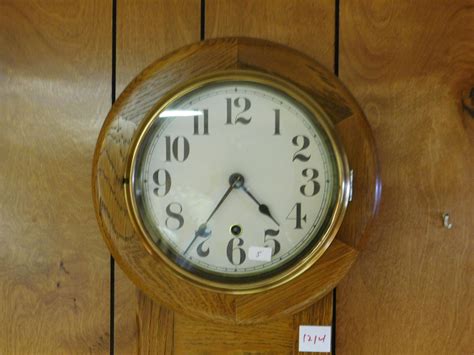 Lot Oak Regulator Clock