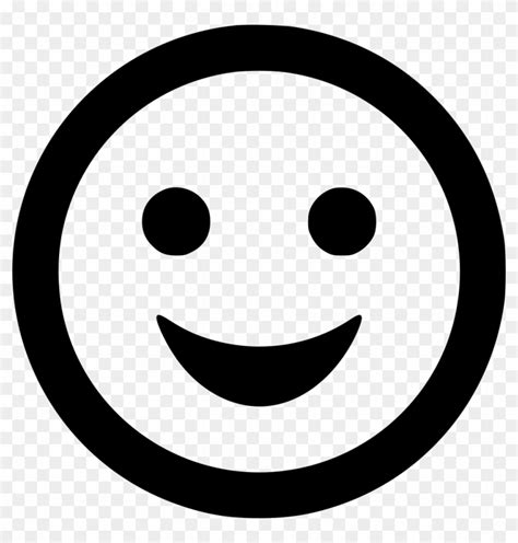 Happy Emoticon Comments - Play Button Icon Png, Transparent Png ...