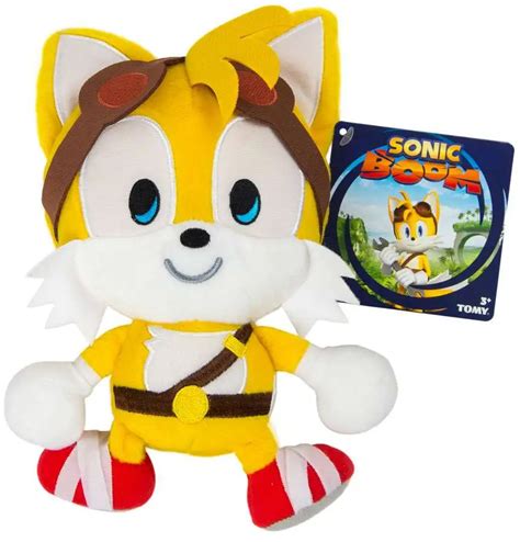 Sonic The Hedgehog Sonic Boom Emoji Tails 8 Plush Happy TOMY, Inc. - ToyWiz