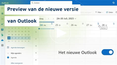 Preview Van De Nieuwe Versie Van Outlook YouTube