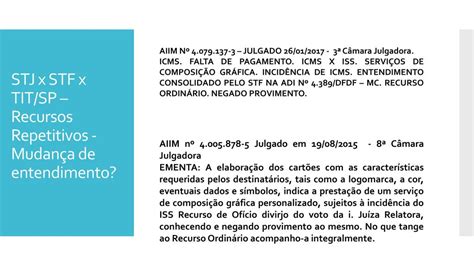 O ICMS Interpretado Pelo STJ Em Recurso Repetitivo Ppt Carregar