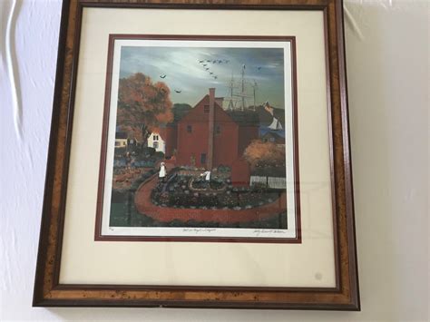 Fall At Mystic Seaport Artist Proof By Sally Caldwell Fisher Ebay