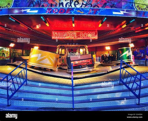 Waltzer Ride At A Fairground In Barry South Wales Stock Photo Alamy