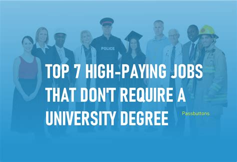 Top 7 High Paying Jobs That Dont Require A University Degree Passbuttons