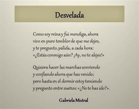 Poemas de Gabriela Mistral con figuras literarias Educación Activa