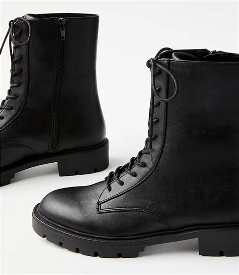 Lace Up Combat Boots