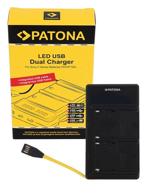 Patona Incarcator Dual Led Usb Np Fm Np F Np F Np F