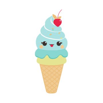 Cute Icecream Sticker Icecream Sticker Sticker Icecream Png And