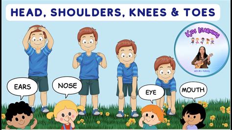 Head Shoulders Knees And Toes Song With Lyrics Youtube