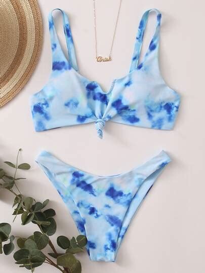 Back To School Sale Search Knot Bikini ROMWE USA