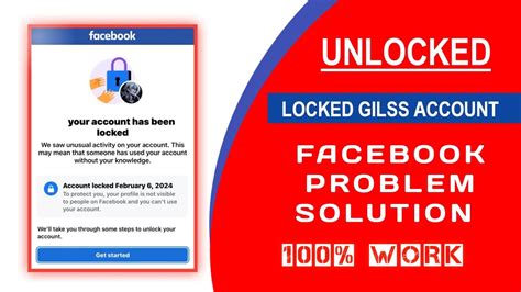 Your Account Has Been Locked Facebook Get Started Problem How To