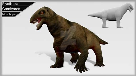 3d Models Carnivores Moschops By Pivotnazaofficial On Deviantart