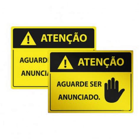 Placa Aguarde Ser Anunciado Afixgraf