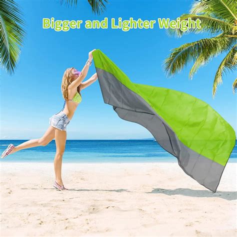 Köp Beach Blanket Waterproof Sandproof 79×83 Beach Blankets Oversized For 1 5 Adults