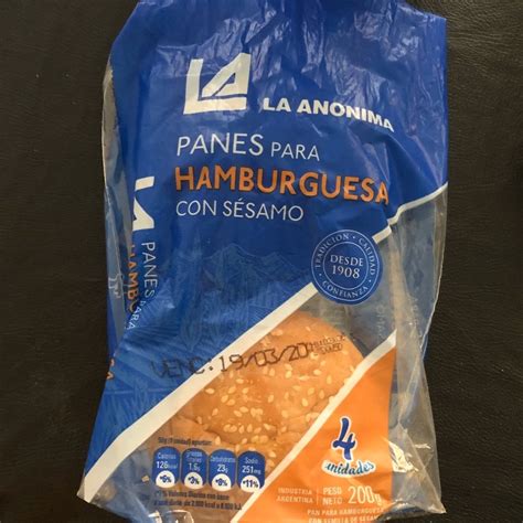 La Anonima Pan Para Hamburguesas Con Sesamo Reviews Abillion