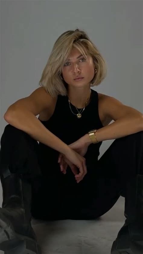 Pin By Leonoor Adriana Catharina Van On Hair Short Blonde Hair Short Hair Styles Chin Length