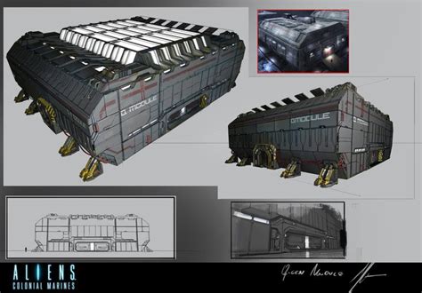 ACM queen module schematic Ignacio Bazán Lazcano Queen Concept art