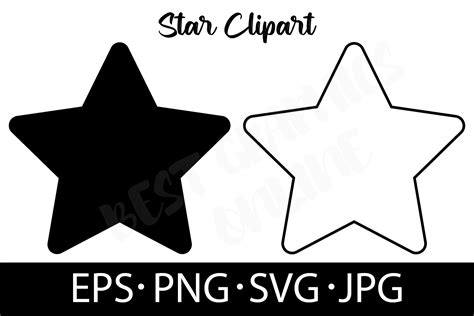 Star Svg Vector Cut File Rounded Star Gráfico Por Bestgraphicsonline