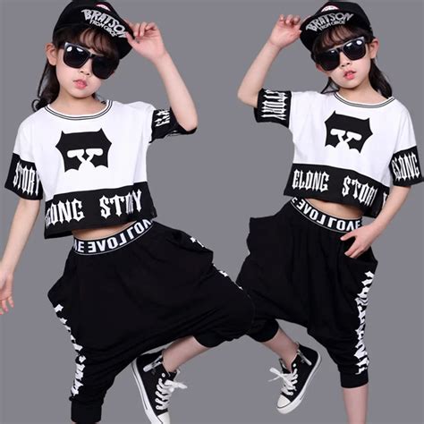 Aliexpress.com : Buy Kid's Casual Sets Suits Fashion Summer Children Clothes Hip Hop Dance Set ...